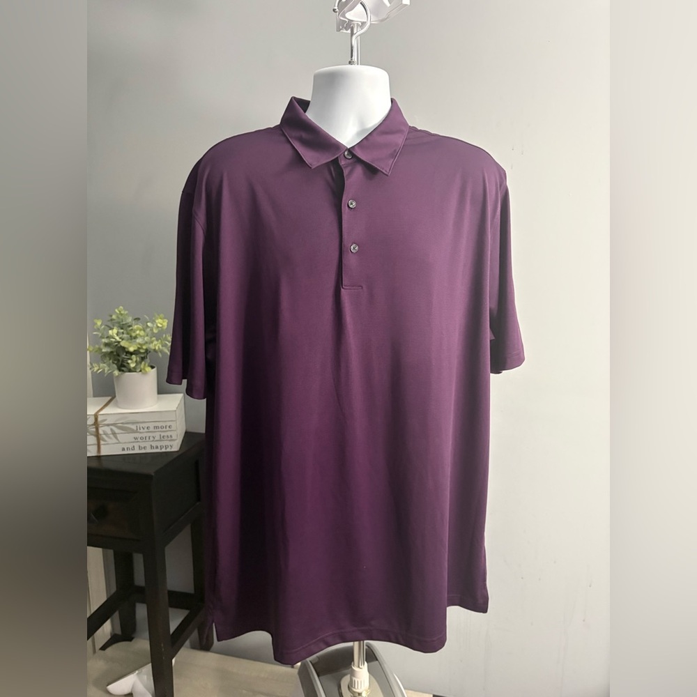 Greg Norman Collection Rich Purple Polo Shirt - szXL (P7)